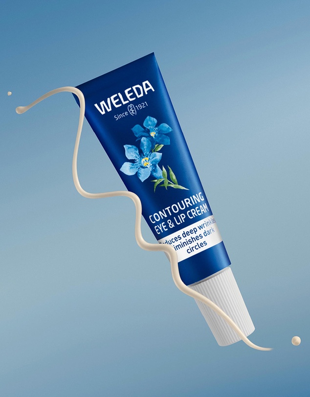 Weleda - Contouring Eye & Lip Cream - Blue Gentian & Edelweiss, 10ml