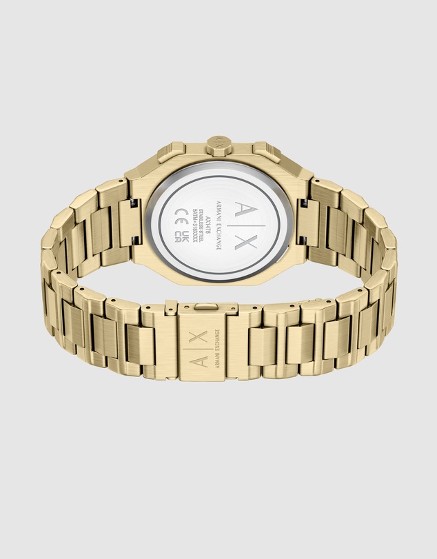 Armani Exchange - Gold Tone Chronograph Watch