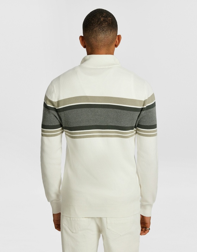 yd. - Brosnon Zip Knit Jumper