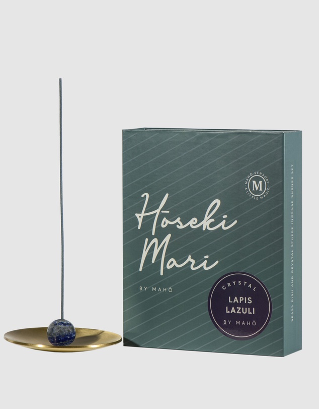 MAHO Sensory - Hoseki Mari - Lapis Luzuli crystal Incense burner