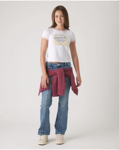 Decjuba Kids - Cropped Ringer Tee - Teens