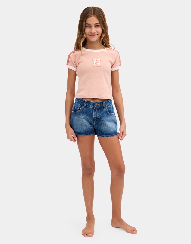 Billabong - Girls 6 to 16 Salty Club Denim Shorts