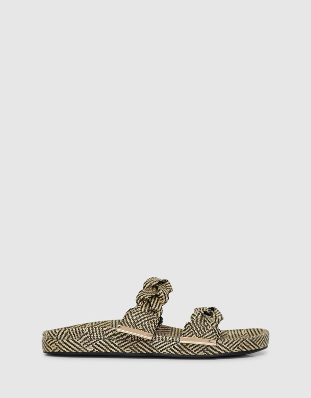 Belle & Bloom - Stay Raffia Slide