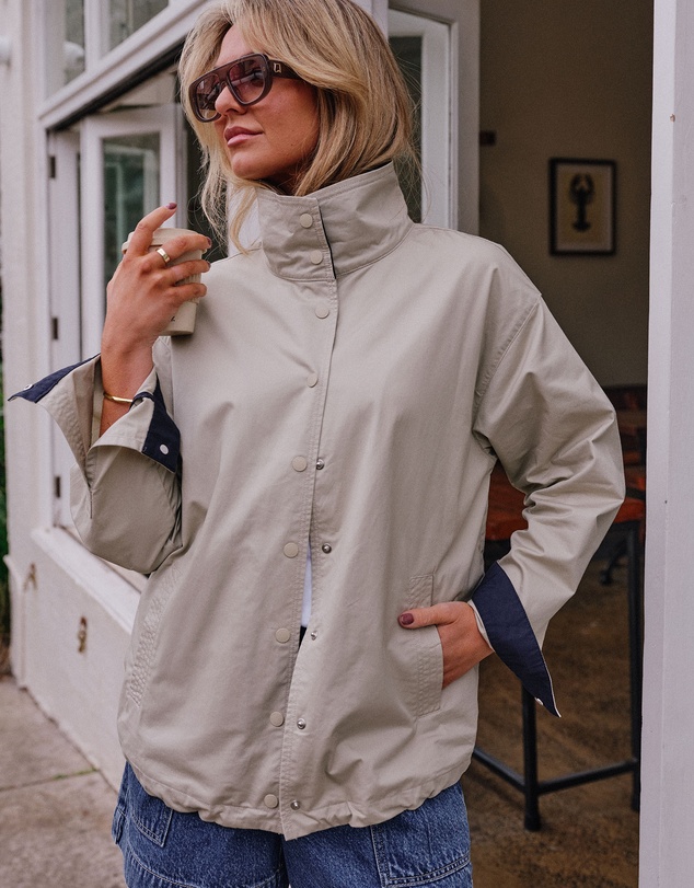 Ceres Life - Tess Funnel Neck Jacket