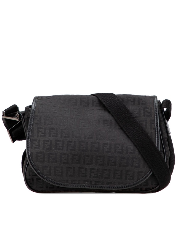 Fendi - Pre-Loved Zucchino Canvas Crossbody