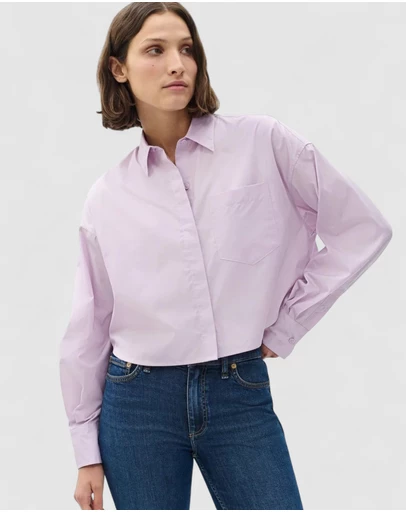 rag & bone - Marin Cropped Shirt