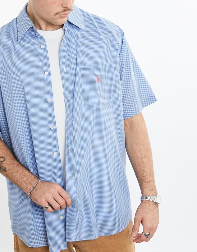Vintage by The Real Deal - Pre Loved - Vintage 90s Polo Ralph Lauren Short Sleeve Button Up Shirt