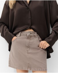 UNISON - Denim Mini Skirt