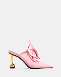JW PEI - Sofia Orchid Sphere Heel Mules