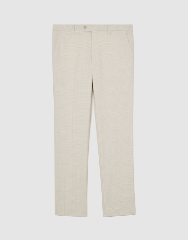 Politix - Prince Of Wales Check Tailored Suit Pant