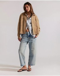 Free People - Deep Trance Dropped BF Jeans