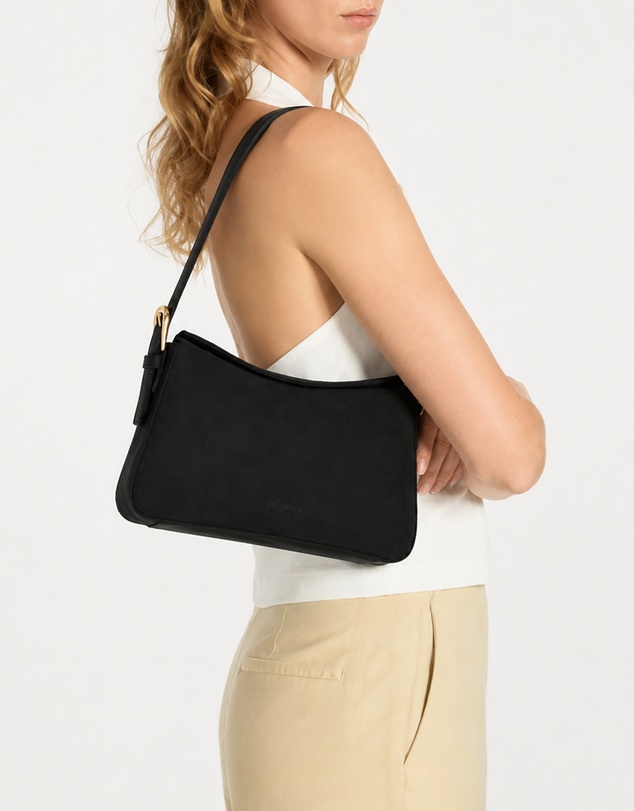 Cobb & Co - Portsea Suede Leather Shoulder Bag