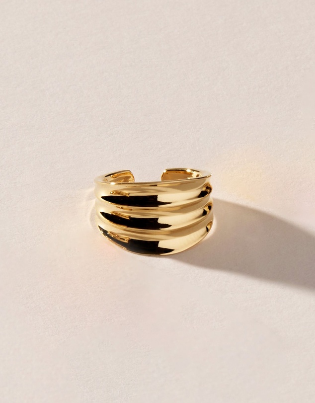 Najo - Raya Yellow Gold Ear Cuff