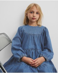 Country Road - Denim Tiered Dress