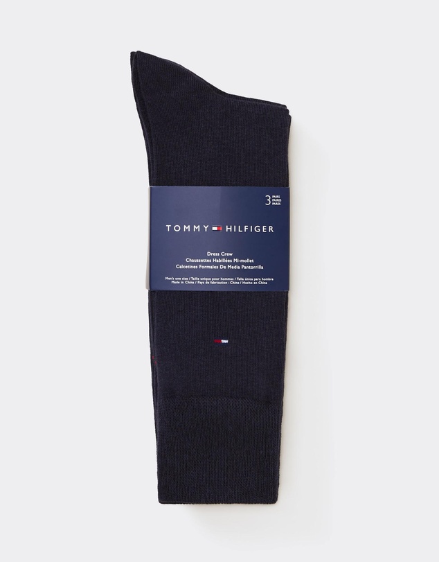 Tommy Hilfiger - 3-Pack Dress Crew Socks