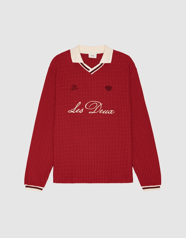 Les Deux - Waffle LS Football Jersey