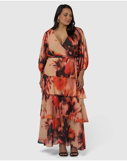 Pink Dusk by Curve Project - Temptress Maxi Dress