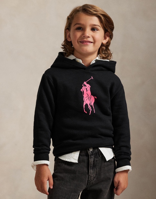 Polo Ralph Lauren - Pink Pony Fleece Hoodie - Kids