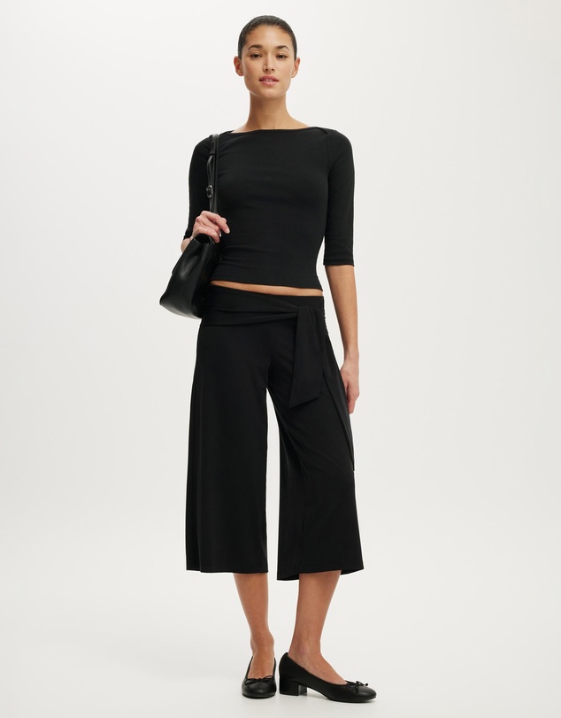 Cotton On - Honey Tie Capri Pants