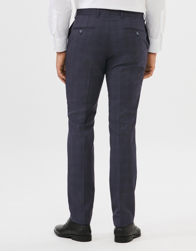 Van Heusen - Wool Blend Check Suit Pant
