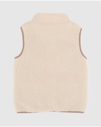 Bebe by Minihaha - Natural Sherpa Vest - Kids