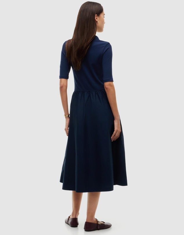 Tommy Hilfiger - 5x2 Rib Midi SS Polo Dress