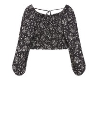 City Chic - Abbie Floral Print Top
