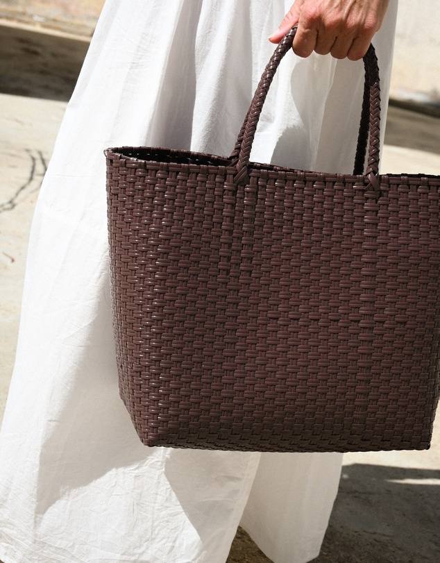 Mimmi Terra - Woven Eco Tote Cioccolato