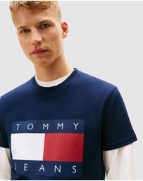 Tommy Jeans - Regular Big Flag Short Sleeve Tee