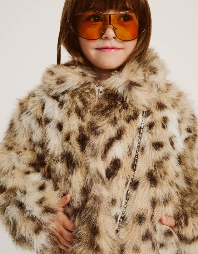 Bardot Junior - Sylvie Faux Fur Jacket - Kids-Teens
