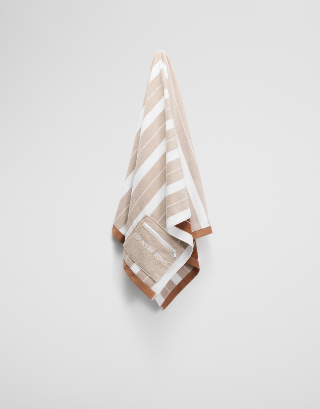 Country Road - Kyla Australian Cotton Small Pocket Beach Towel