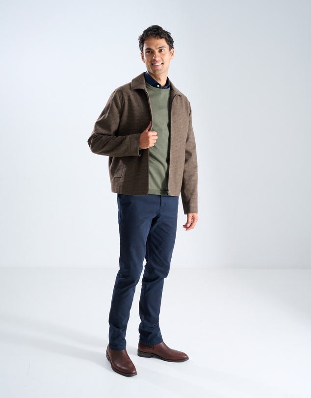 3 Wise Men - 3 Wise Men Rockwell Jacket Brown