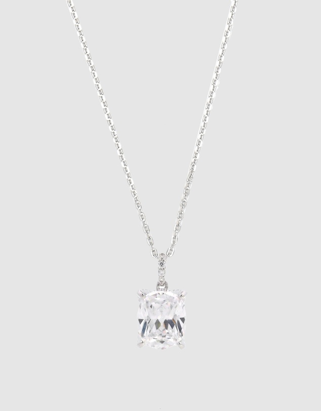 Georgini - Sydney Soirée Fairwater Elaine Cushion Cut Pendant Silver