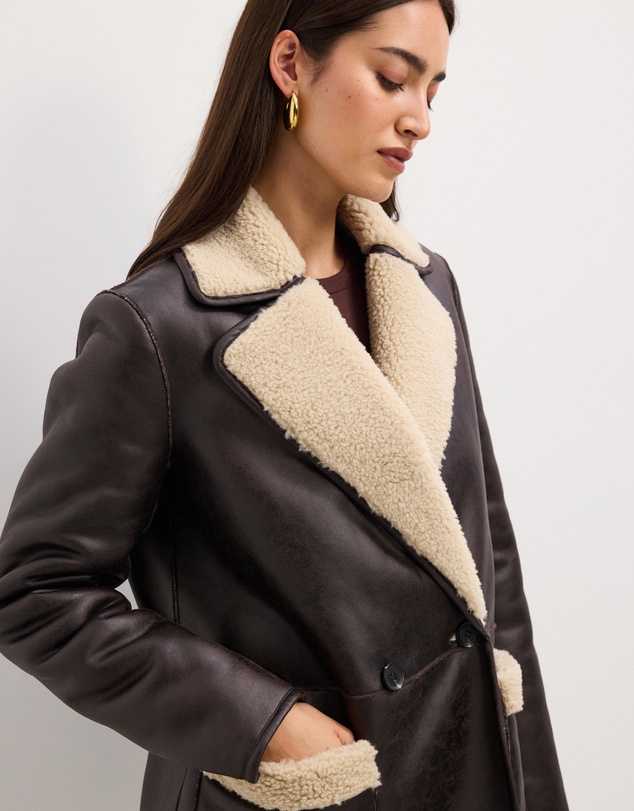 The Fated - Tyra Shearling Coat