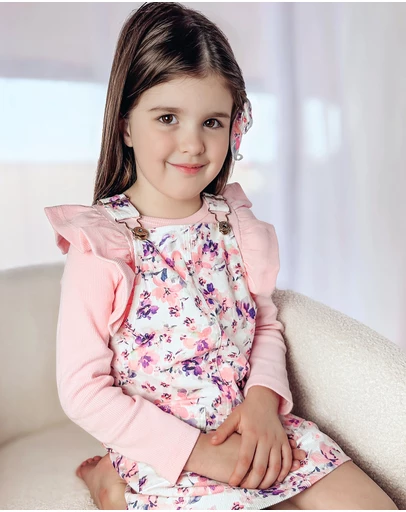 WITH LOVE FOR KIDS - Hazel Cord Pinafore Dress - Babies - Kids