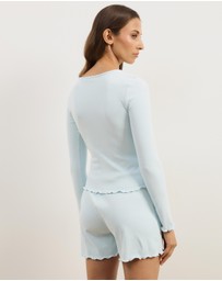 Atmos&Here - Karli Long Sleeve and Shorts Pyjama Set