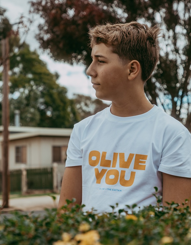 Olive & The Captain - Olive You Everyday Tee - Marigold