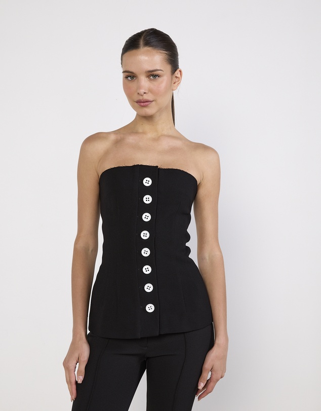 Cirkular - Pre-Loved - Christopher Esber Button Detail Bustier