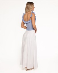 Petal & Pup - Zoey Maxi Skirt - White