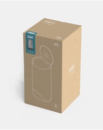 Joseph Joseph - Arc™ 30-Litre Slimline Pedal Bin with Liner Pocket - Carbon Black