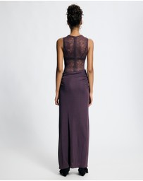 Lover - Odette Lace Contrast Maxi Dress