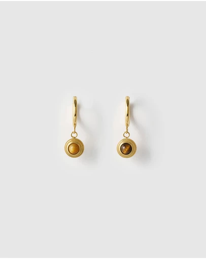 Arms Of Eve - Asher Earrings - Tiger's Eye