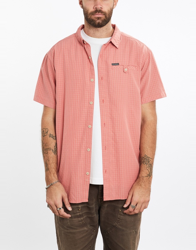 Vintage by The Real Deal - Pre Loved - Vintage Columbia Short Sleeve Button Up Shirt