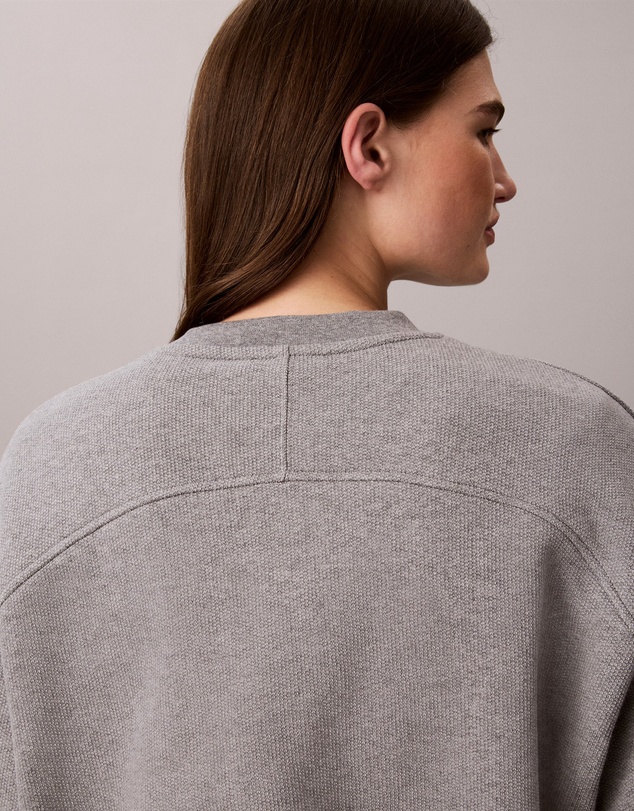 Calvin Klein Jeans - Textured Fleece Crewneck Sweatshirt