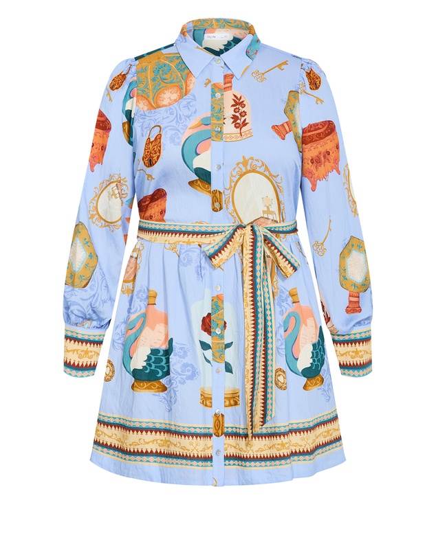 City Chic - Ezra Print Mini Dress