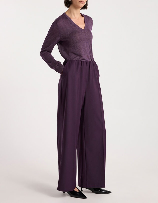 David Lawrence - Peta Sparkle V Neck Knit