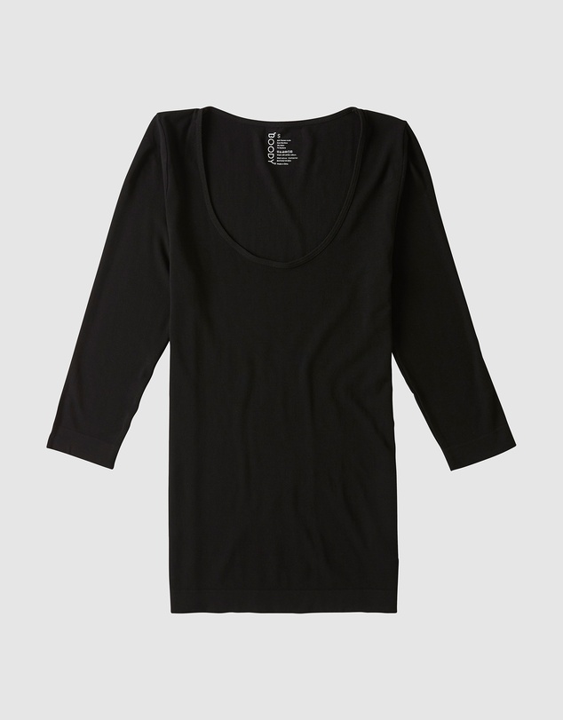Boody - 3/4 Sleeve Scoop Neck Top