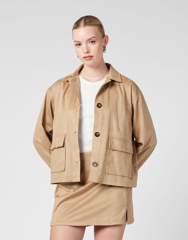 MVN - Faux Suede Jacket