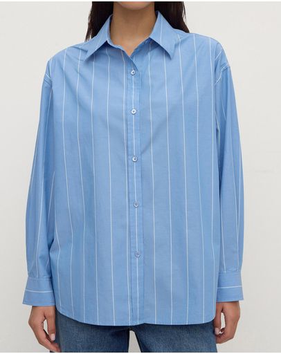 Blue White Stripe