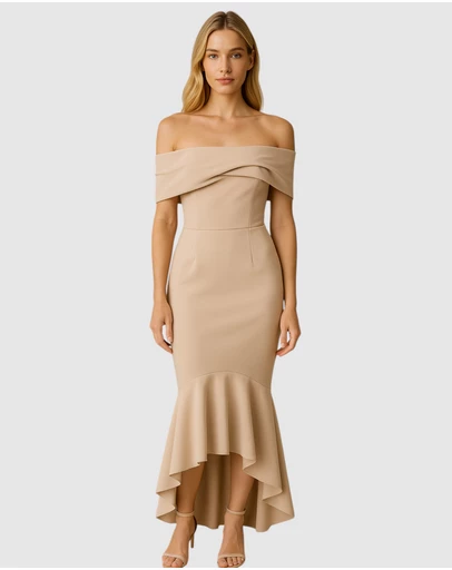 Romance by Honey and Beau - Rome Off Shoulder Maxi